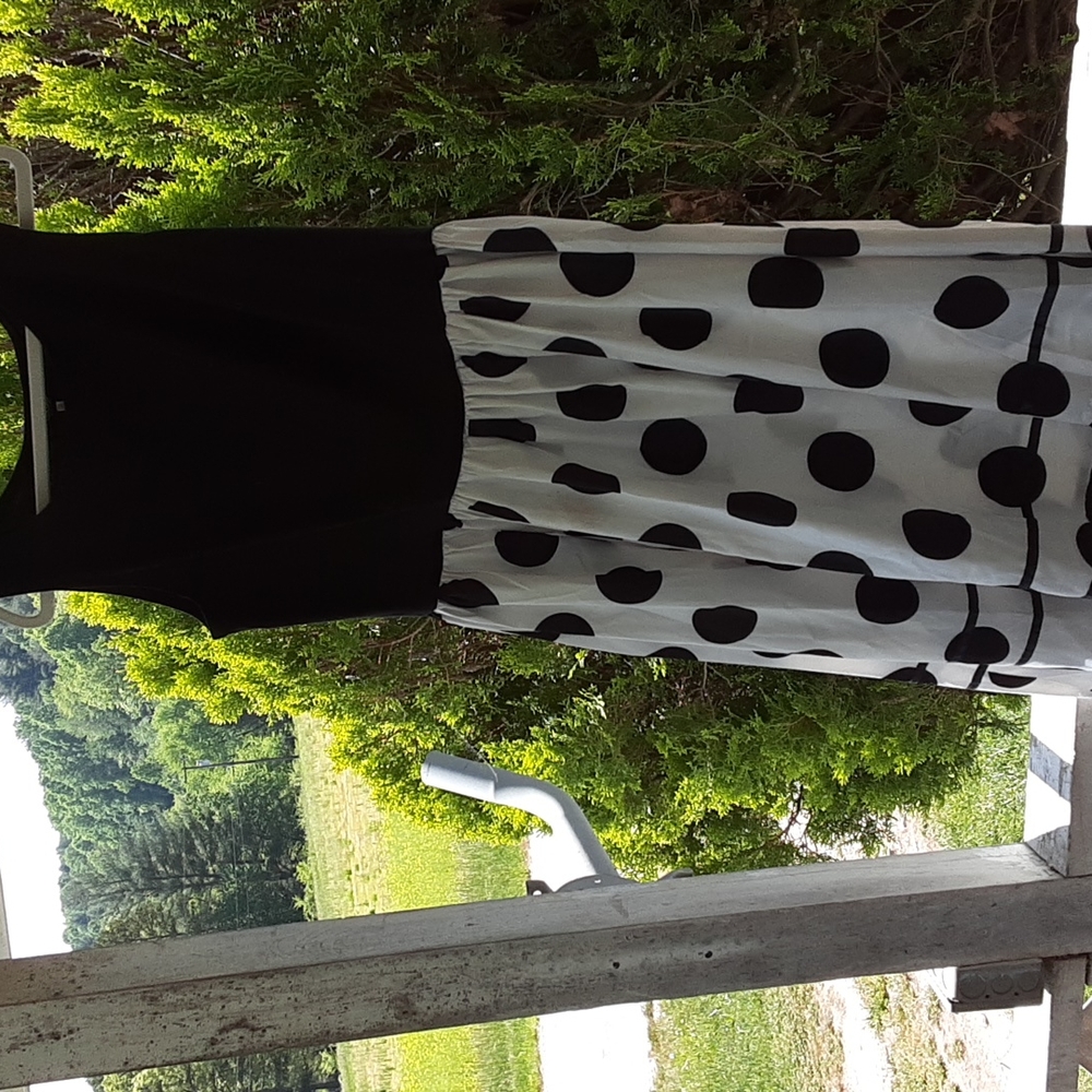 Polky dot dress